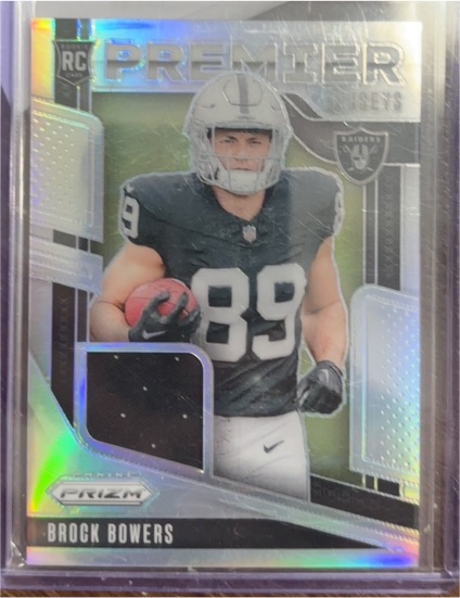2024 Panini Prizm Premier Jerseys #PJ-BBS Brock Bowers — front