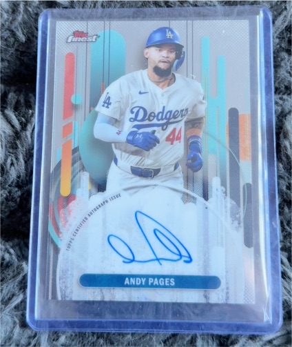 2025 Topps Finest #FA-AP Andy Pages — front