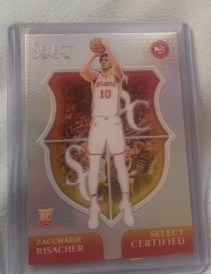 2024-25 Panini Select #18 Zaccharie Risacher Select Certified — front