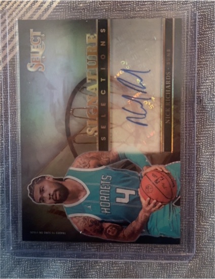 2024-25 Panini Select Signature Selections #SS-NR Nick Richards — front