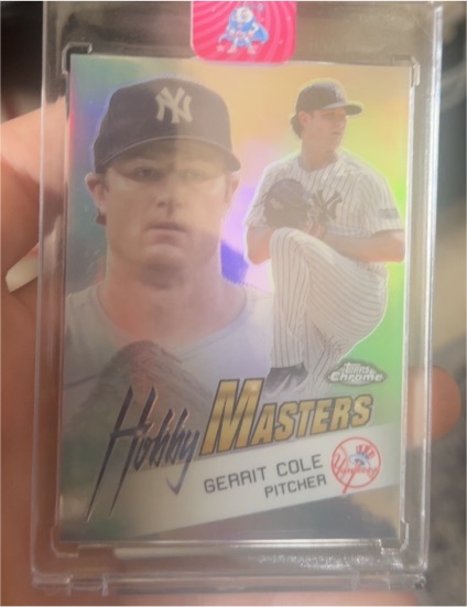 2025 Topps Chrome Hobby Masters #HM-10 Gerrit Cole — front