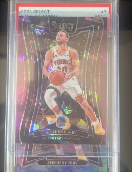 2024 Panini Select #7 Stephen Curry — front