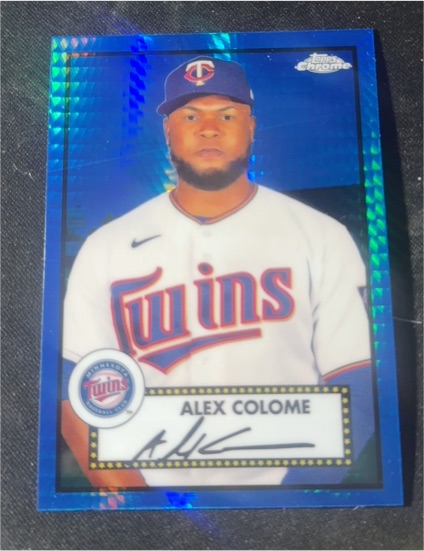 2021 Topps Chrome Platinum Anniversary #445 Alex Colome — front