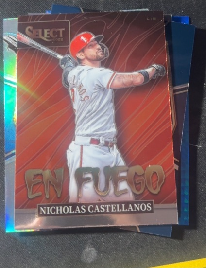 2022 Panini Select En Fuego #EF22 Nicholas Castellanos — front