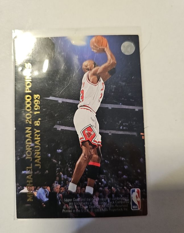 1993 Upper Deck #SP2 Michael Jordan 20,000 Points — front
