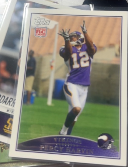 2009 Topps #375 Percy Harvin — front