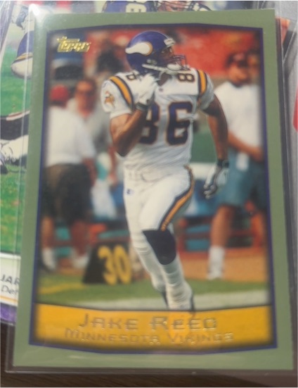 1999 Topps #9 Jake Reed — front
