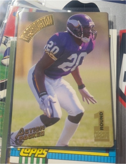 1994 Action Packed #148 Derrick Alexander Rookie Card — front