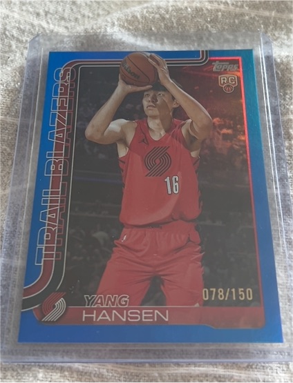 2025-26 Topps #216 Yang Hansen — front