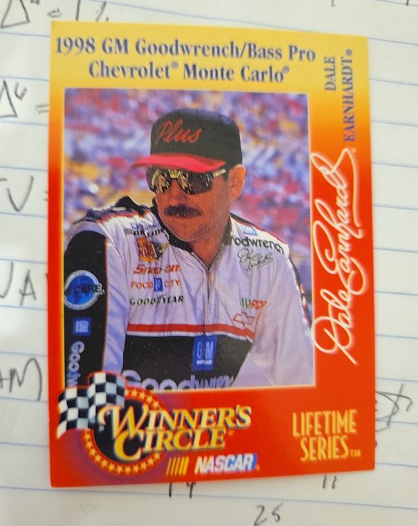 1998 Winners Circle #3 Dale Earnhardt — front