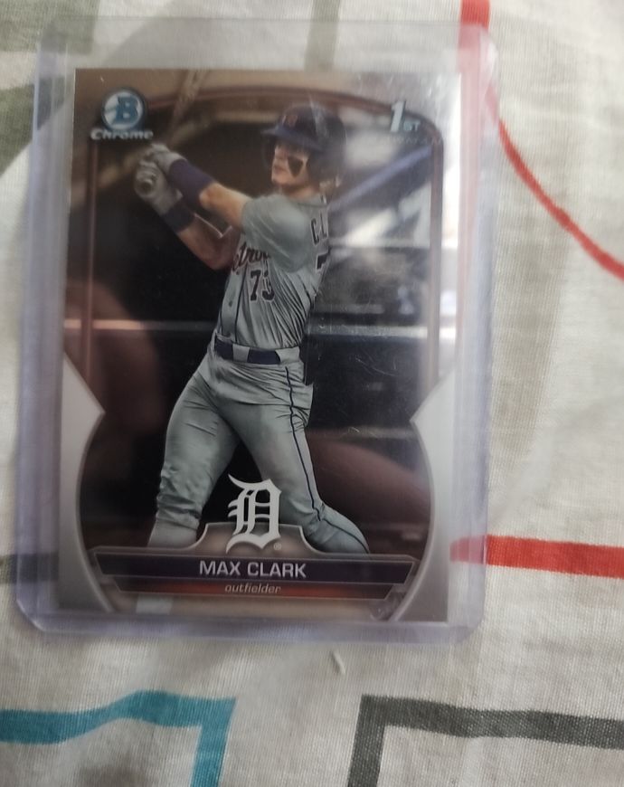 2023 Bowman Draft Chrome #BDC-76 Max Clark — front
