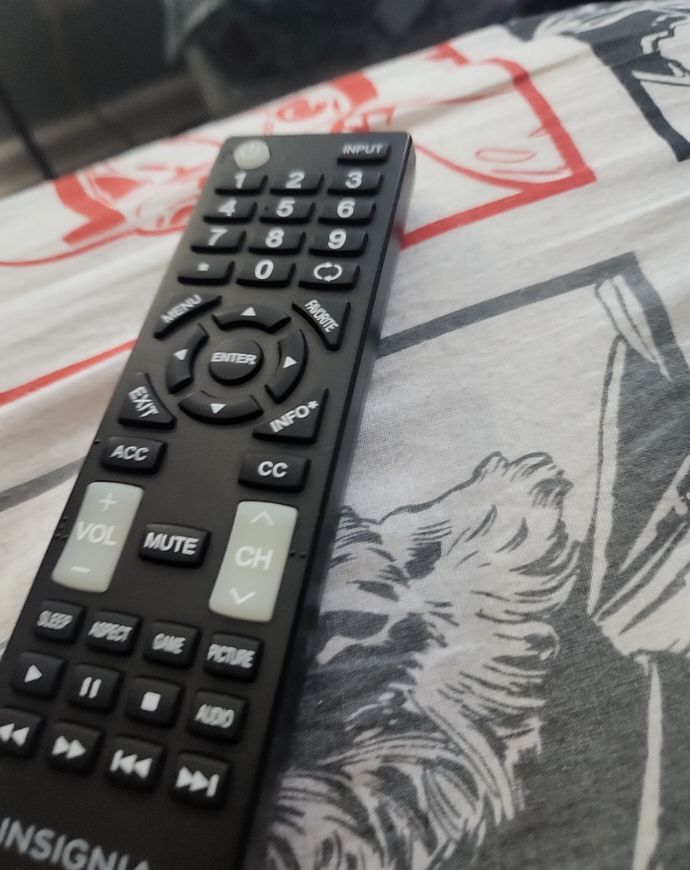 Insignia NS-RC4NA-18 Remote Control — front