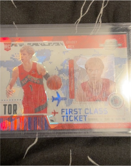 2023-24 Panini Contenders Optic #3 Gradey Dick First Class Ticket — front