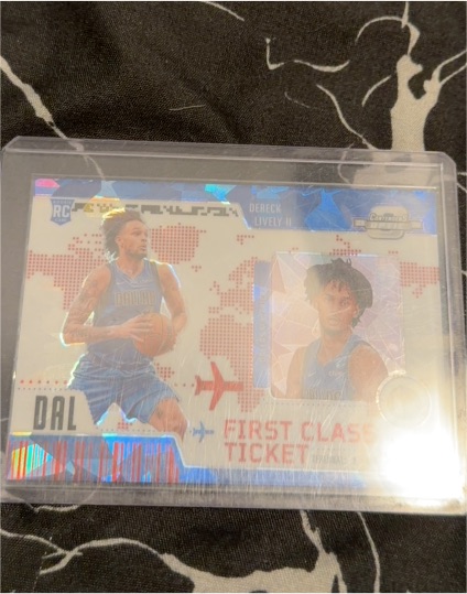 2023-24 Panini Contenders Optic #19 Dereck Lively II First Class Ticket Rookie — front