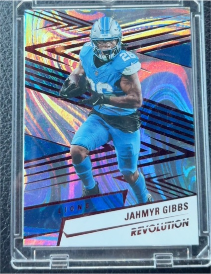 2025 Panini Revolution #177 Jahmyr Gibbs — front