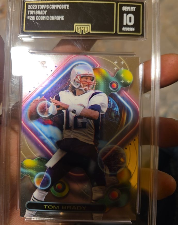 2023 Topps Composite #281 Tom Brady Cosmic Chrome — front