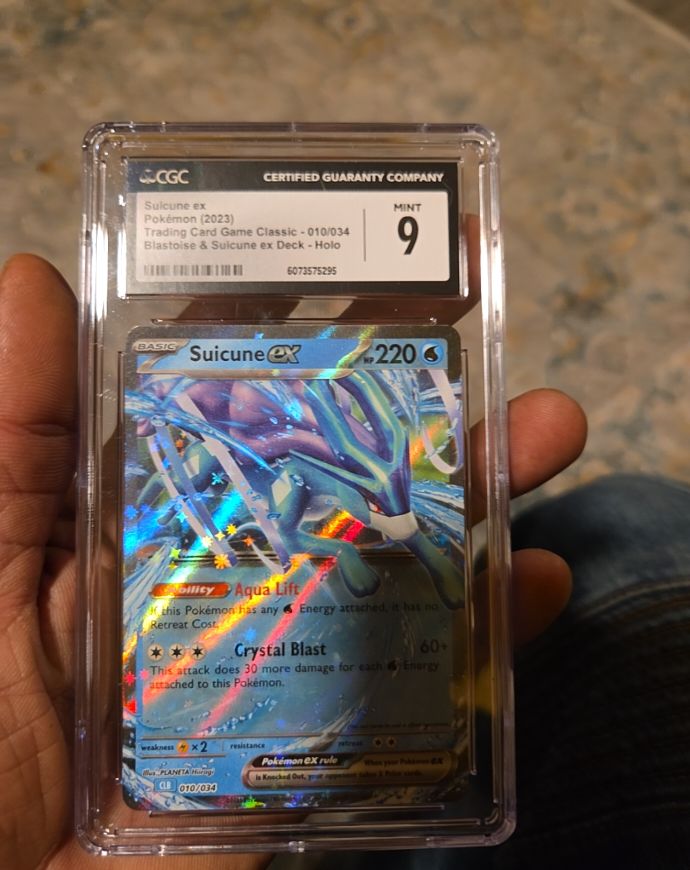 Suicune ex Pokémon (2023) Trading Card Game Classic #010 — front