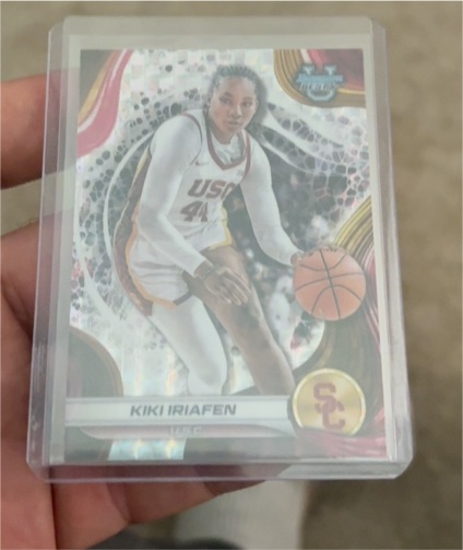 2024-25 Bowman University Best #47 Kiki Iriafen — front