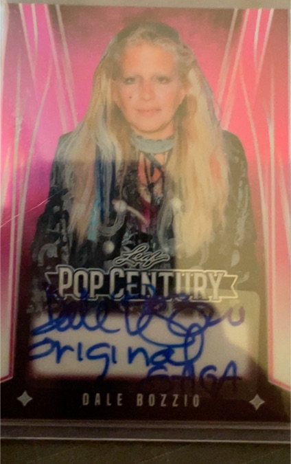2025 Leaf Pop Century Dale Bozzio — front