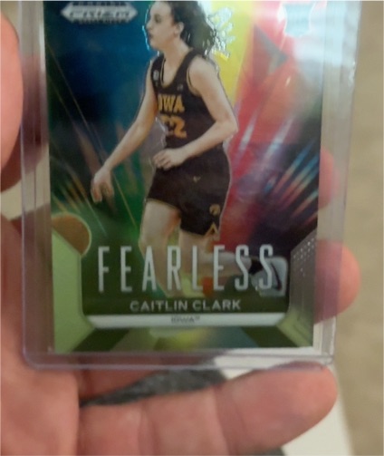 2024 Panini Prizm Draft Picks #24 Caitlin Clark Fearless — front