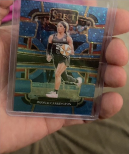 2024 Panini Select WNBA #18 Dijonai Carrington — front