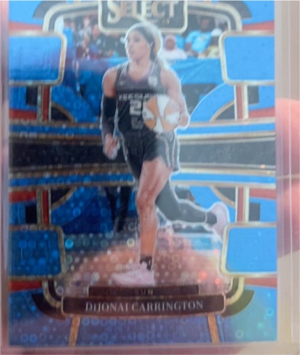2024 Panini Select WNBA #18 Dijonai Carrington — front