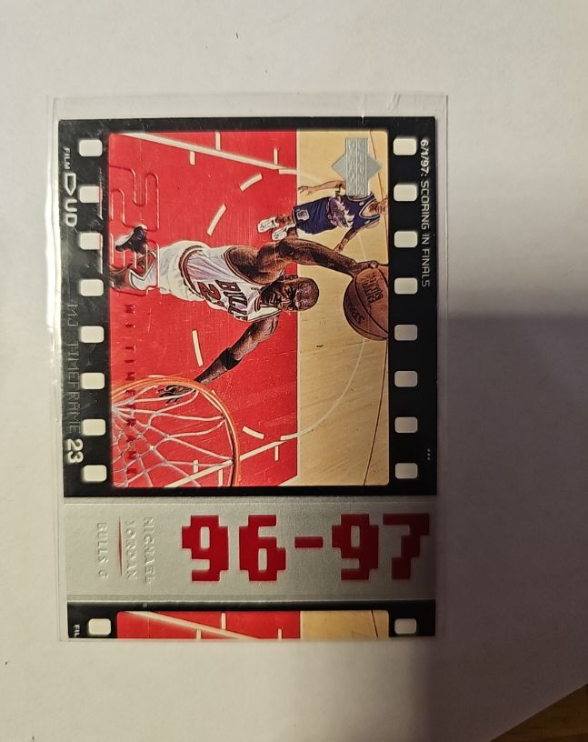 1996-97 Upper Deck MJ TimeFrame #96-97 Michael Jordan — front