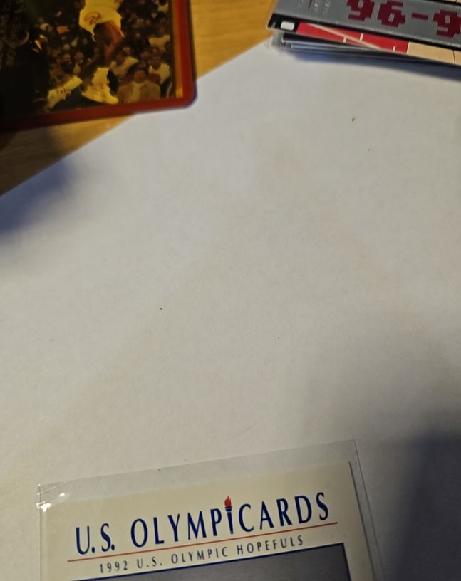 1992 U.S. Olympic Hopefuls Basketball Card — front