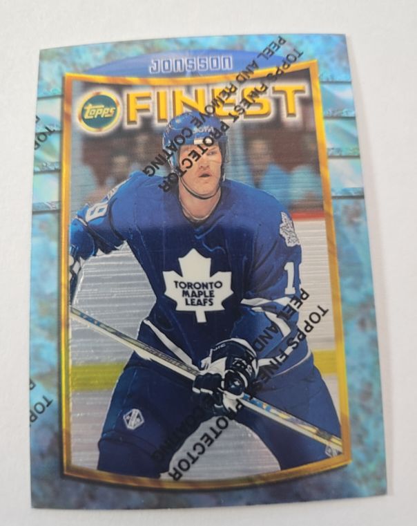 1994-95 Topps Finest #5 Kenny Jonsson — front