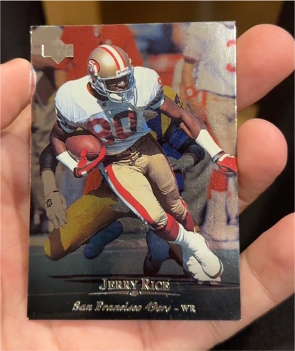 1996 Upper Deck #55 Jerry Rice — front