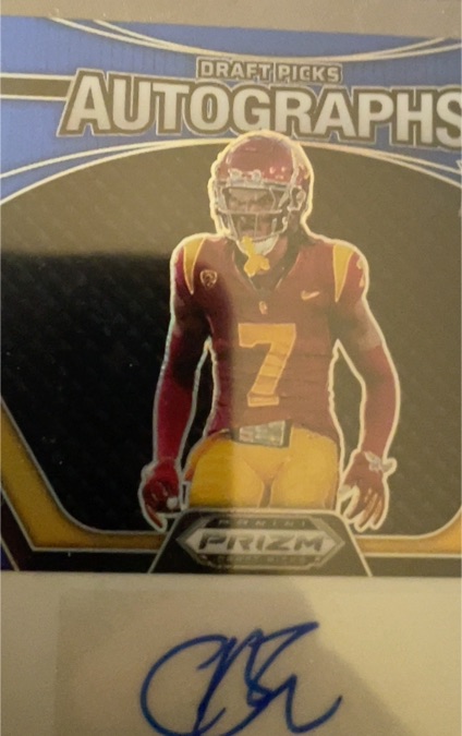 2024 Panini Prizm Draft Picks Autographs #DPA-CBK Calen Bullock — front