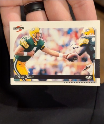 1996 Score #119 Brett Favre — front