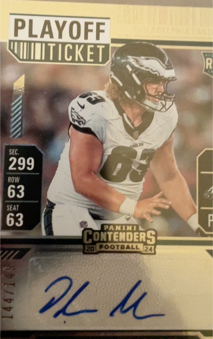 2024 Panini Contenders Playoff Ticket #299 Tanner McKee — front