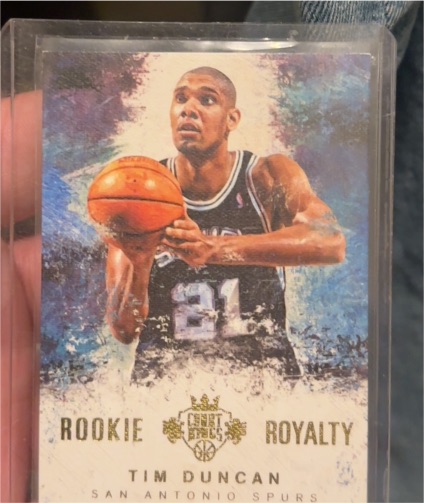 2014-15 Panini Court Kings #20 Tim Duncan Rookie Royalty — front