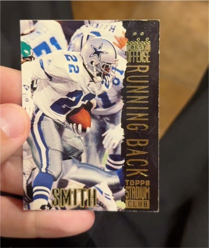 1994 Topps Stadium Club #110 Emmitt Smith — front