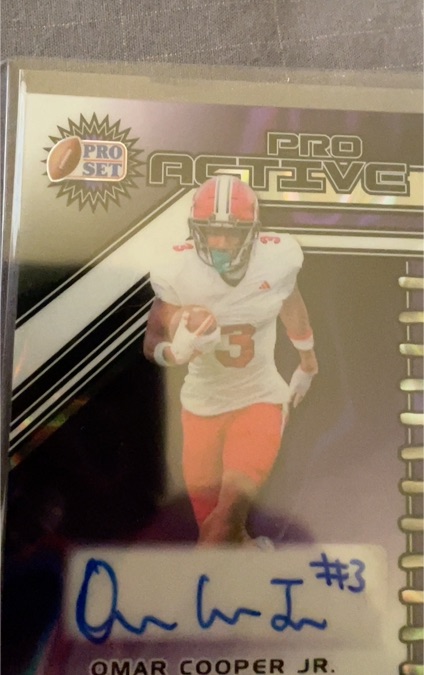 1991 Pro Set Pro Active #3 Omar Cooper Jr. — front
