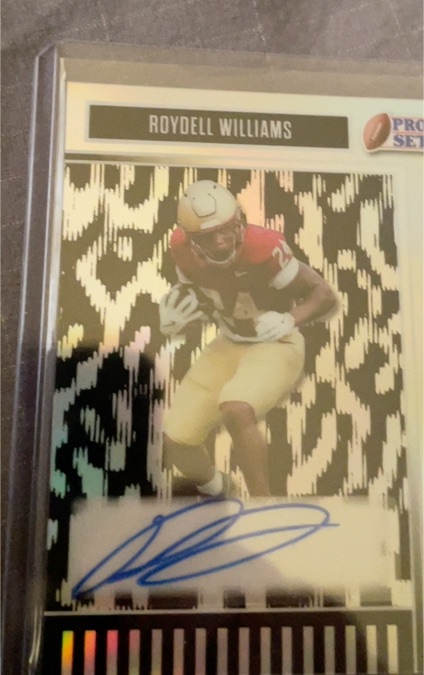 2025 Pro Set #49 Roydell Williams — front