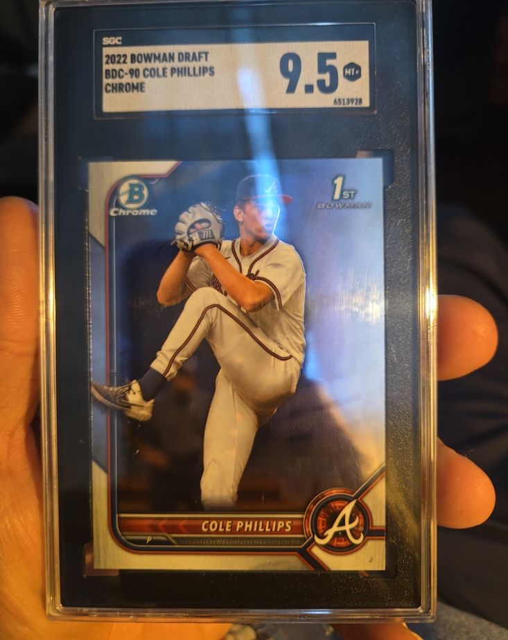 2022 Bowman Draft #BDC-90 Cole Phillips — front