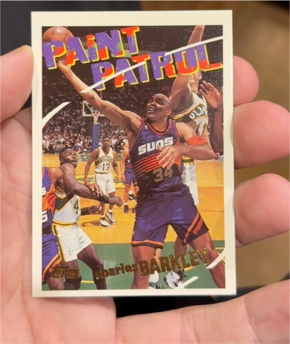 1994-95 Topps Paint Patrol #109 Charles Barkley — front