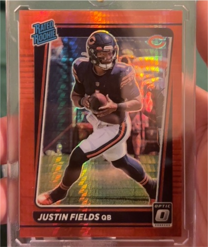 2021 Donruss Optic #204 Justin Fields — front