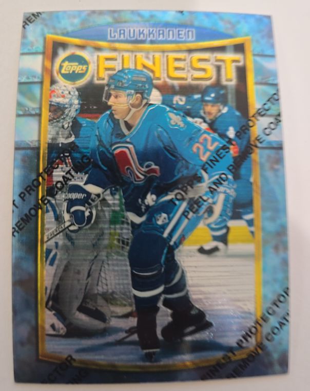 1994-95 Topps Finest #8 Jari Laukkanen — front