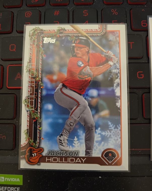 2025 Topps Holiday #H188 Jackson Holliday — front