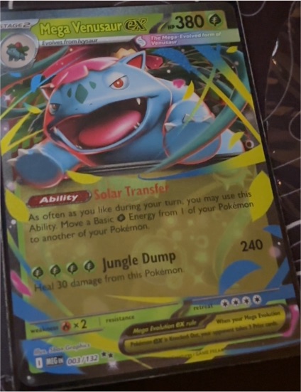 2025 Pokemon TCG Mega Evolution #003 Mega Venusaur ex — front