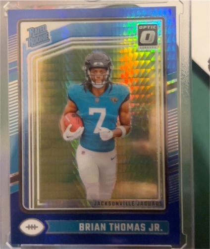 2024 Panini Donruss Optic #214 Brian Thomas Jr. — front