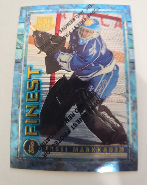 1994-95 Topps Finest #124 Jussi Markkanen — front