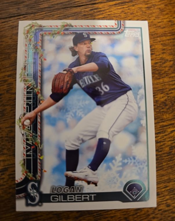2025 Topps Holiday #H83 Logan Gilbert — front