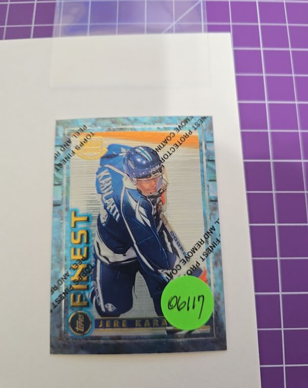 1994-95 Topps Finest #126 Jere Karalahti — front