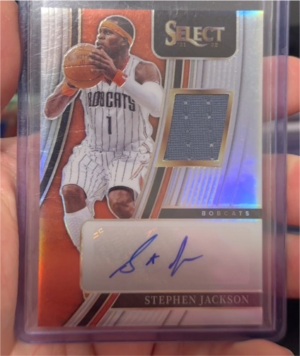 2021-22 Panini Select #AM-SJK Stephen Jackson — front