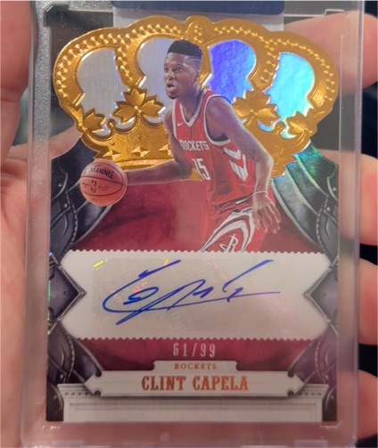 2017-18 Panini Crown Royale #61 Clint Capela — front