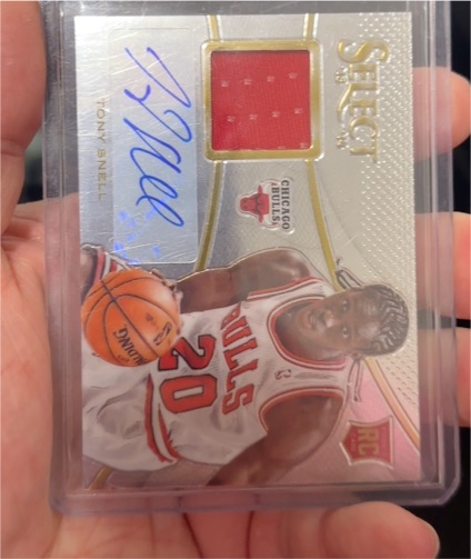 2013-14 Panini Select #RC Tony Snell Rookie Patch Auto — front